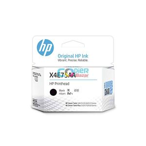 HP X4E75A Black InkTank Printhead For HP Smart Tank 500 510 530 610 Smart Tank Plus 550 570 650 Series
