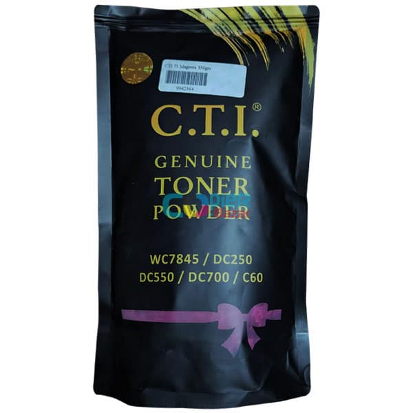 CTI Compatible Magenta Toner for Xerox WC7845/DC250/DC550/DC700/C60 (500gm pouch)
