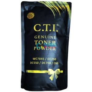 CTI Compatible Yellow Toner for Xerox WC7845/DC250/DC550/DC700/C60 (500gm pouch)