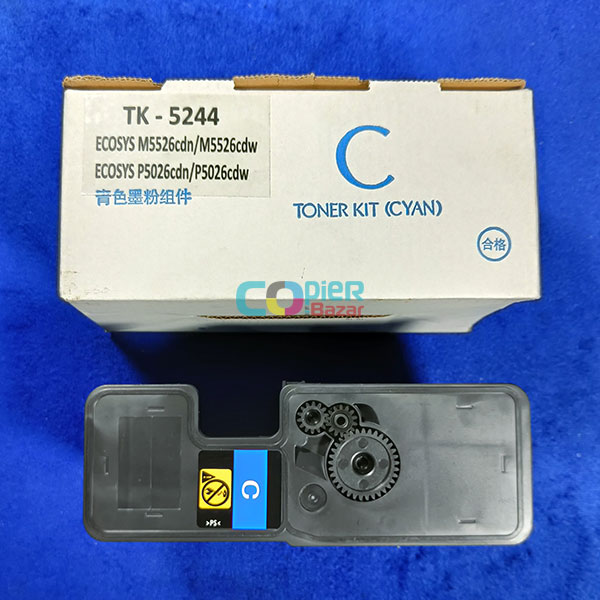 TK5244 Toner Cartridge Cyan For Kyocera Ecosys M5526cdn M5526cdw P5026cdn P5026cdw