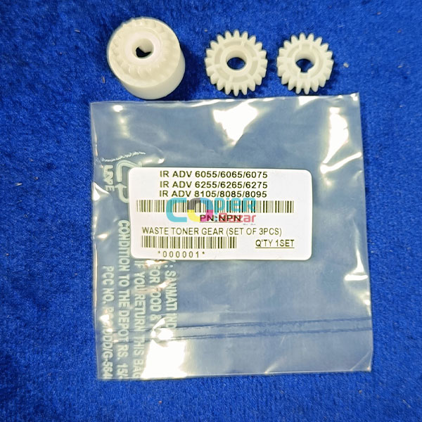 Waste Toner Gear For Canon IR ADV 6055 6065 6075 6255 6265 6275 8105 8085 8095 ( Set Of 3PCS )