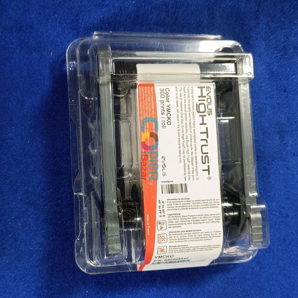 Evolis Full Panel Ribbon YMCKO 300 With Cassette R5F008S22 ( Best Quality )