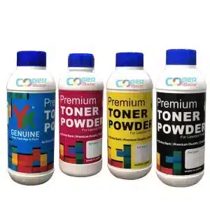 Front view of YK Compatible Toner Pack for Konica C251i/C301i/C351i (4 x 500g)