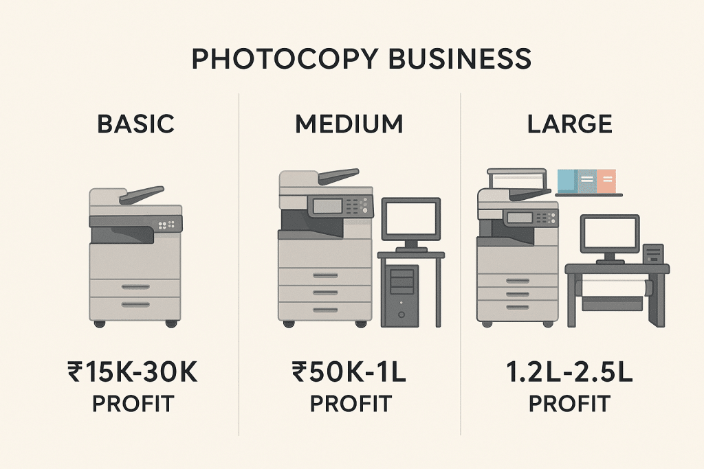 photocopy business profit margin
