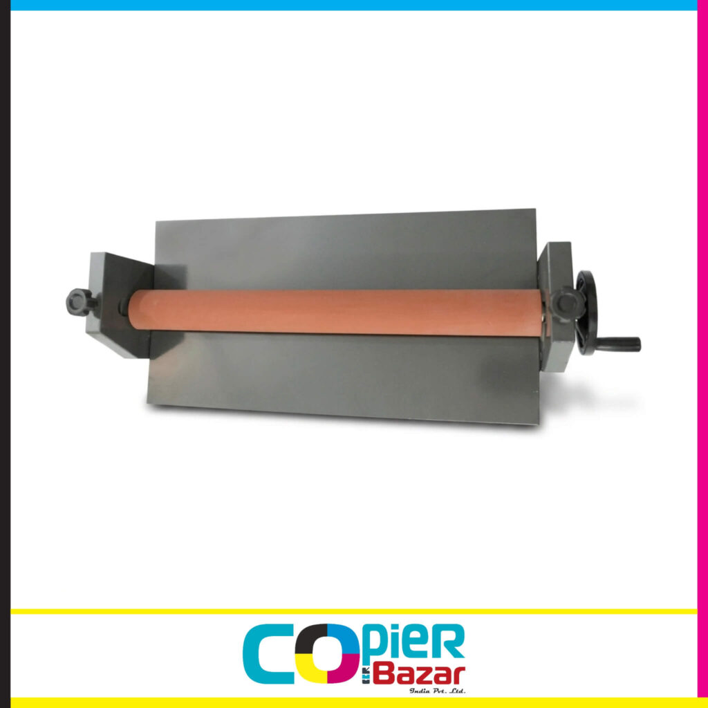 1000mm cold lamination machine manual hand crank front view CopierBazar